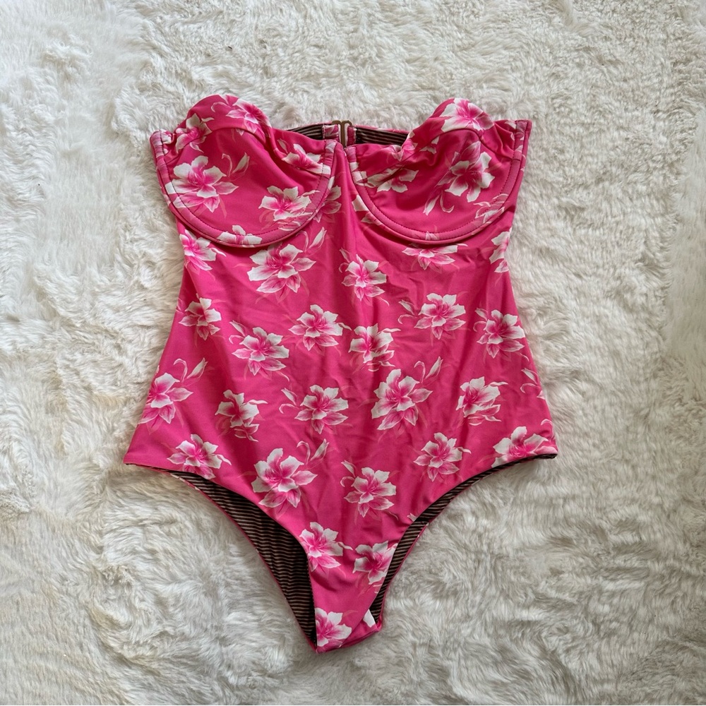 Acacia Swimwear Brady One Piece in Neon Vintage